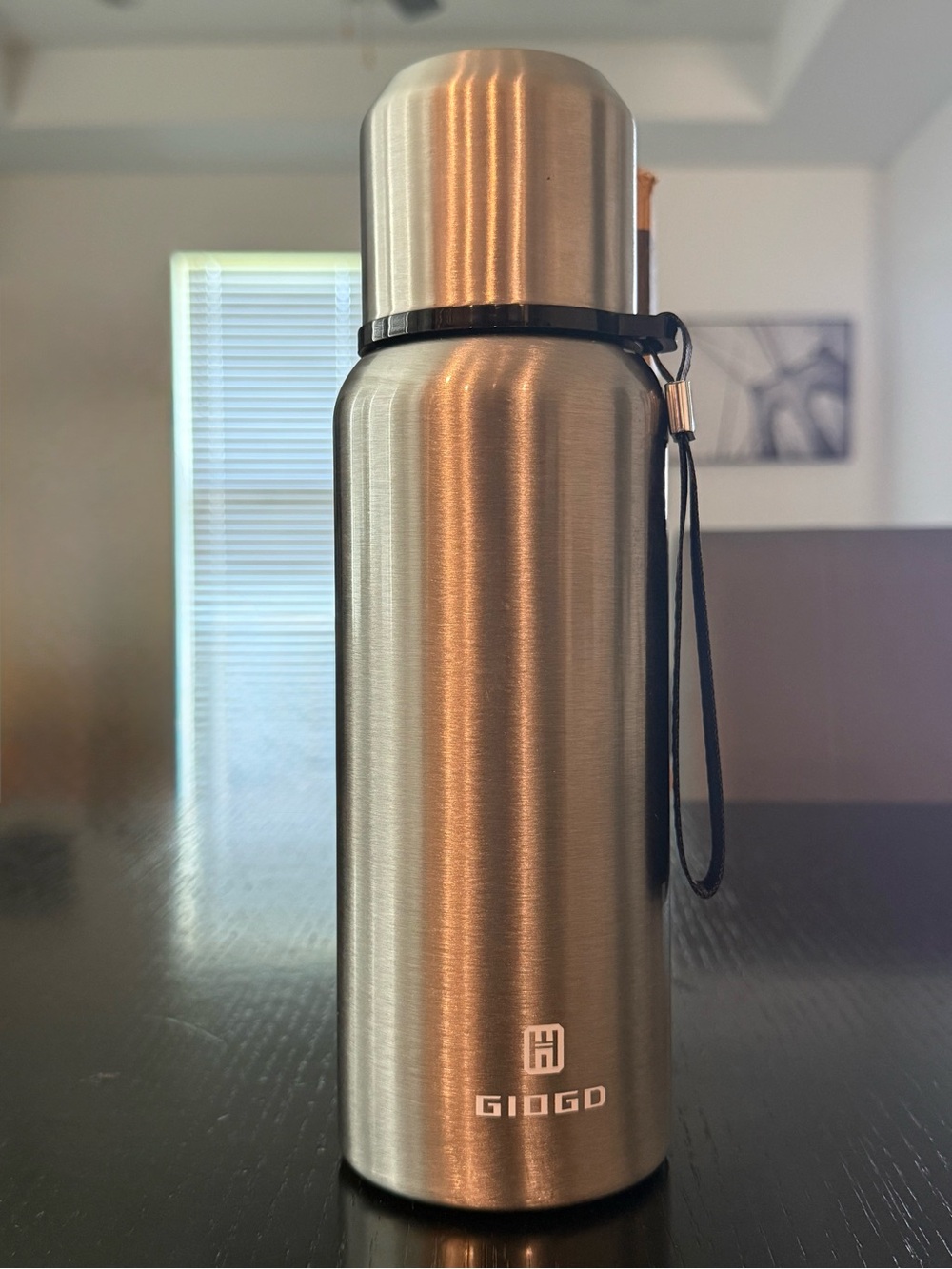 Stainless Steel Silver Travel Bottle - Insulated Water Flask